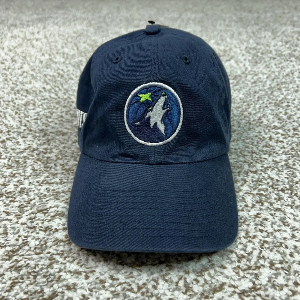 Minnesota Timberwolves Hat Cap Strap Back Mens One Size NBA Basketball '47‎